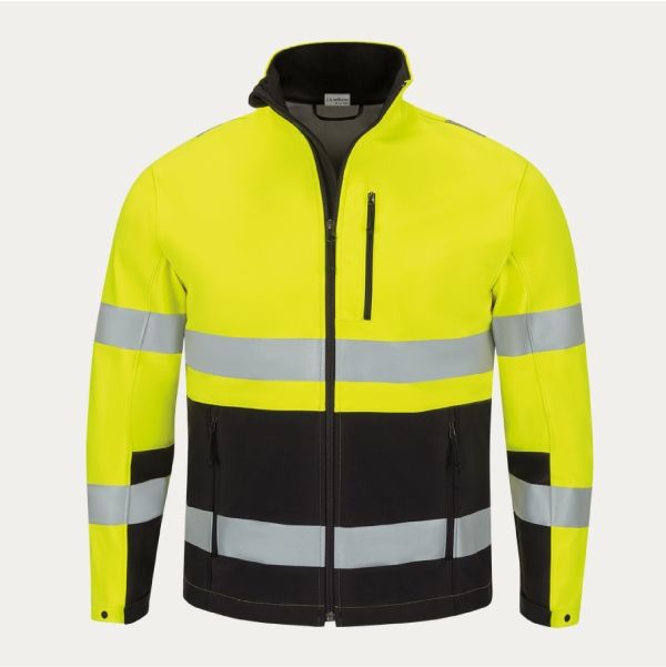 MEN’S HI-VISIBILITY SOFT SHELL JACKET – JA uniforms