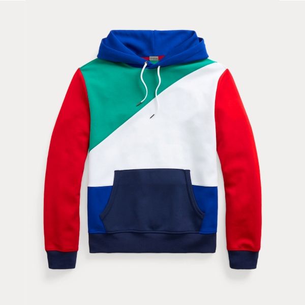 Colour-Blocked Double-Knit Hoodie – JA uniforms