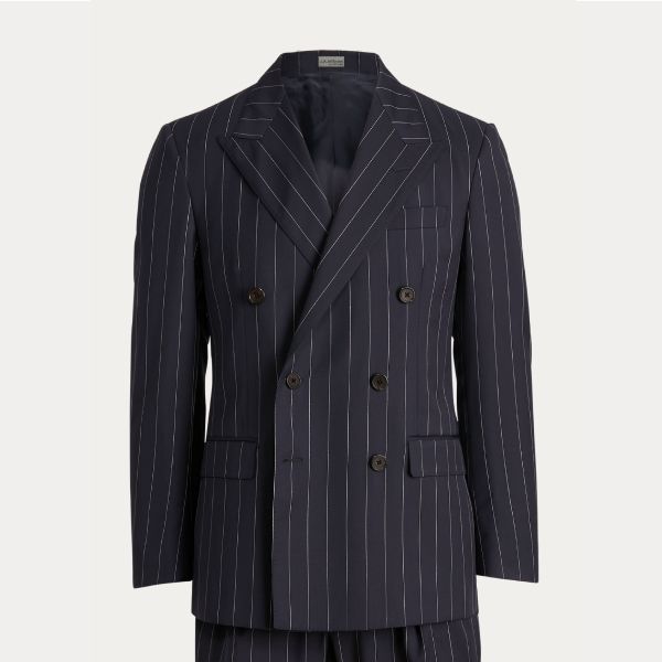 Pinstripe Wool Twill Suit – JA uniforms